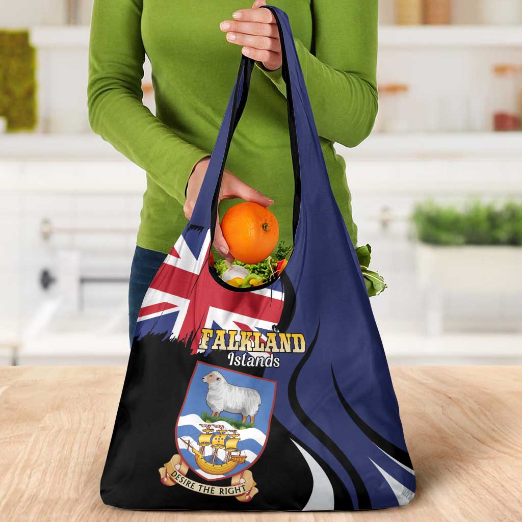 Falkland Islands Grocery Bag Desire the Right