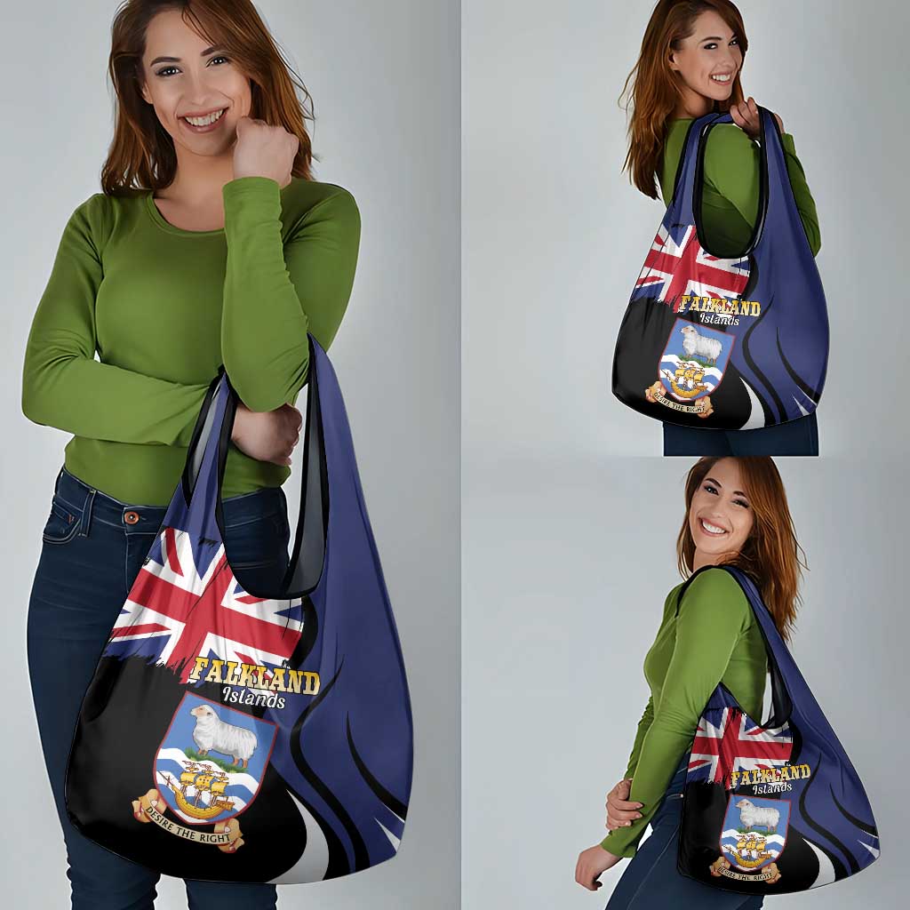 Falkland Islands Grocery Bag Desire the Right