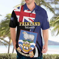 Personalised Falkland Islands Hawaiian Shirt Desire the Right
