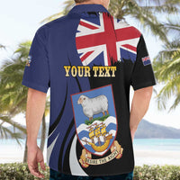 Personalised Falkland Islands Hawaiian Shirt Desire the Right