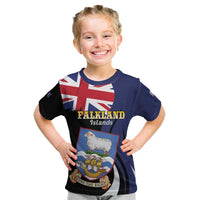 Personalised Falkland Islands Kid T Shirt Desire the Right