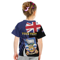 Personalised Falkland Islands Kid T Shirt Desire the Right