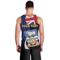 Personalised Falkland Islands Men Tank Top Desire the Right