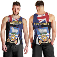 Personalised Falkland Islands Men Tank Top Desire the Right