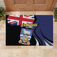 Falkland Islands Rubber Doormat Desire the Right