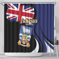 Falkland Islands Shower Curtain Desire the Right