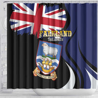 Falkland Islands Shower Curtain Desire the Right