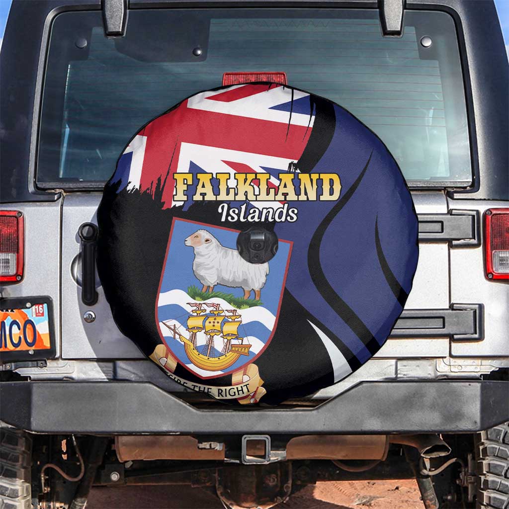 Falkland Islands Spare Tire Cover Desire the Right
