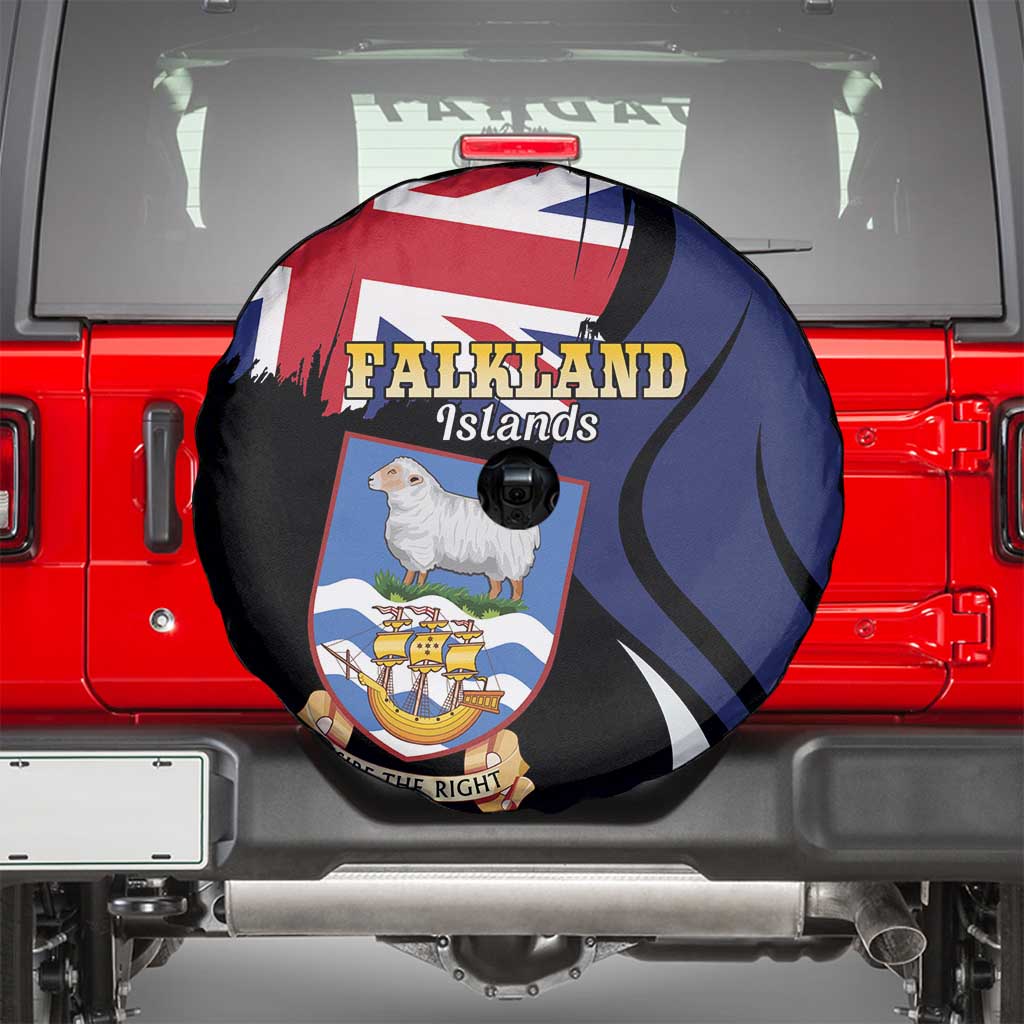 Falkland Islands Spare Tire Cover Desire the Right