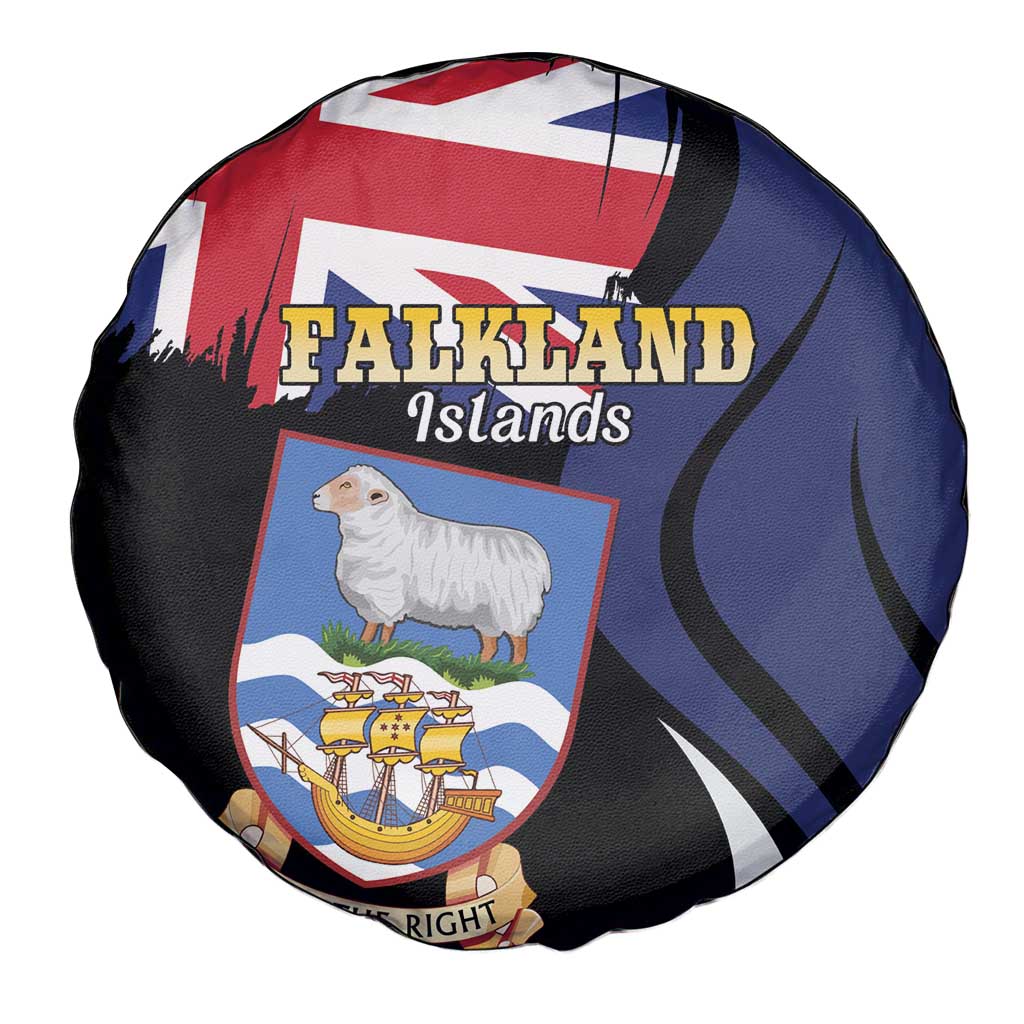 Falkland Islands Spare Tire Cover Desire the Right