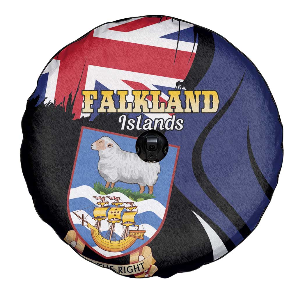 Falkland Islands Spare Tire Cover Desire the Right