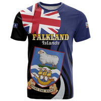 Personalised Falkland Islands T Shirt Desire the Right