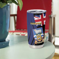 Personalised Falkland Islands Tumbler Cup Desire the Right