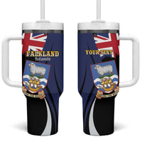 Personalised Falkland Islands Tumbler With Handle Desire the Right