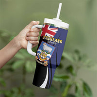Personalised Falkland Islands Tumbler With Handle Desire the Right