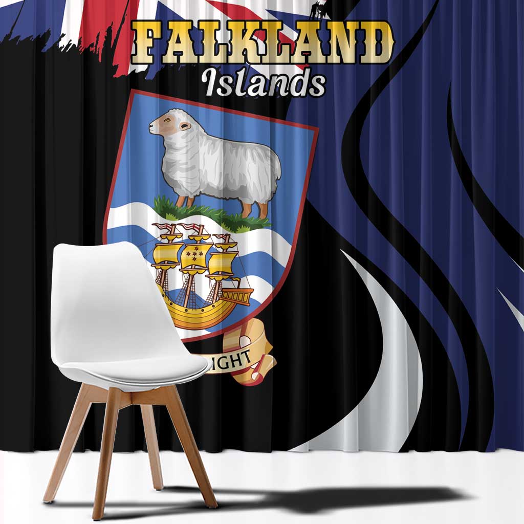 Falkland Islands Window Curtain Desire the Right