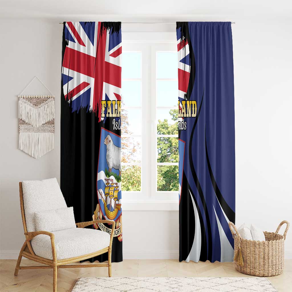 Falkland Islands Window Curtain Desire the Right