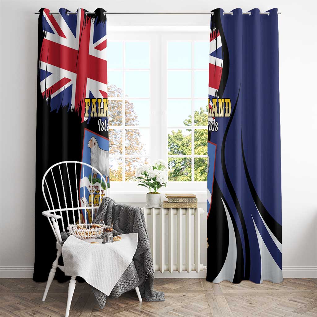 Falkland Islands Window Curtain Desire the Right