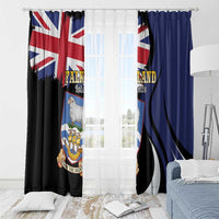 Falkland Islands Window Curtain Desire the Right