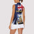 Personalised Falkland Islands Women Sleeveless Polo Shirt Desire the Right