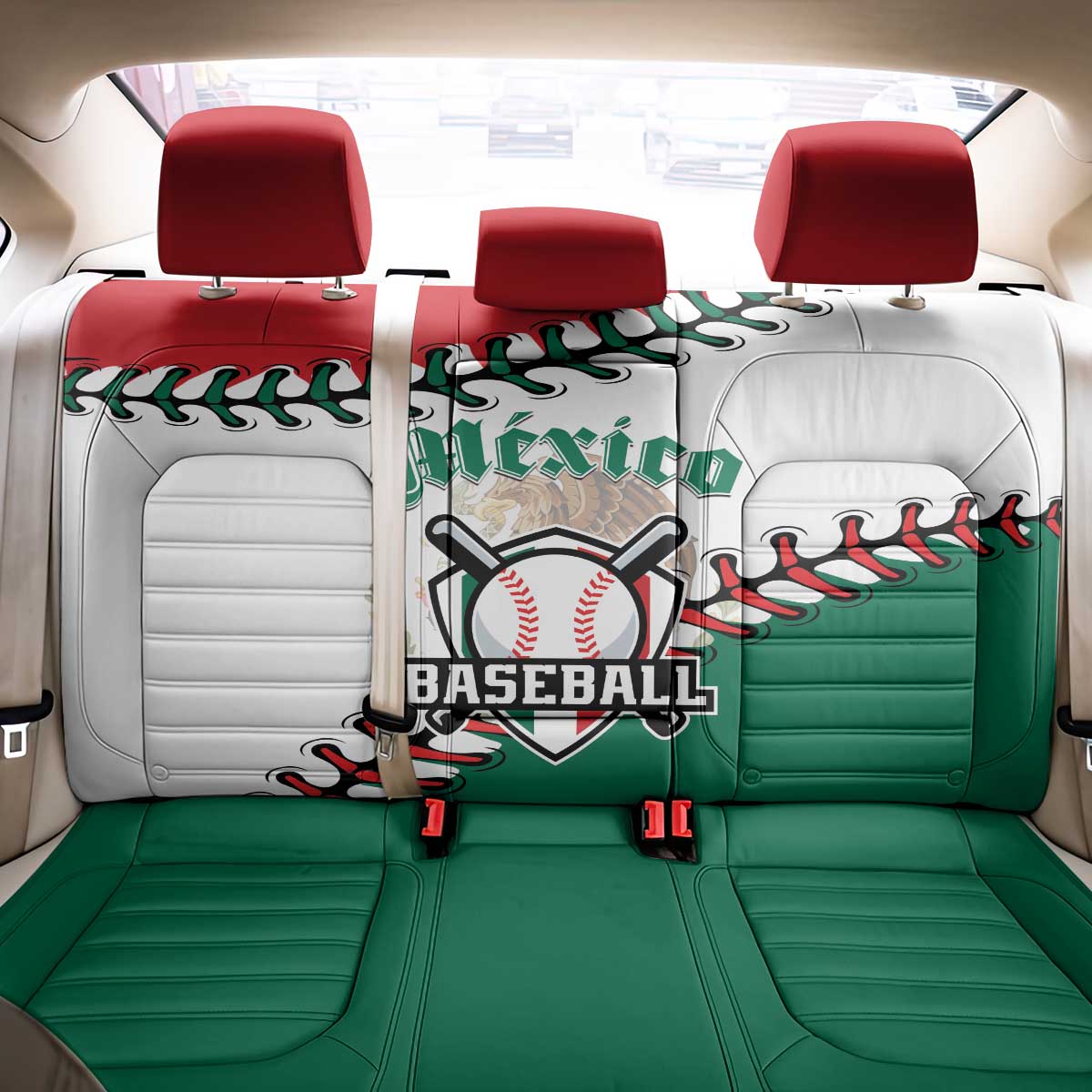 Baseball Mexico Back Car Seat Cover Come On Mexican Team