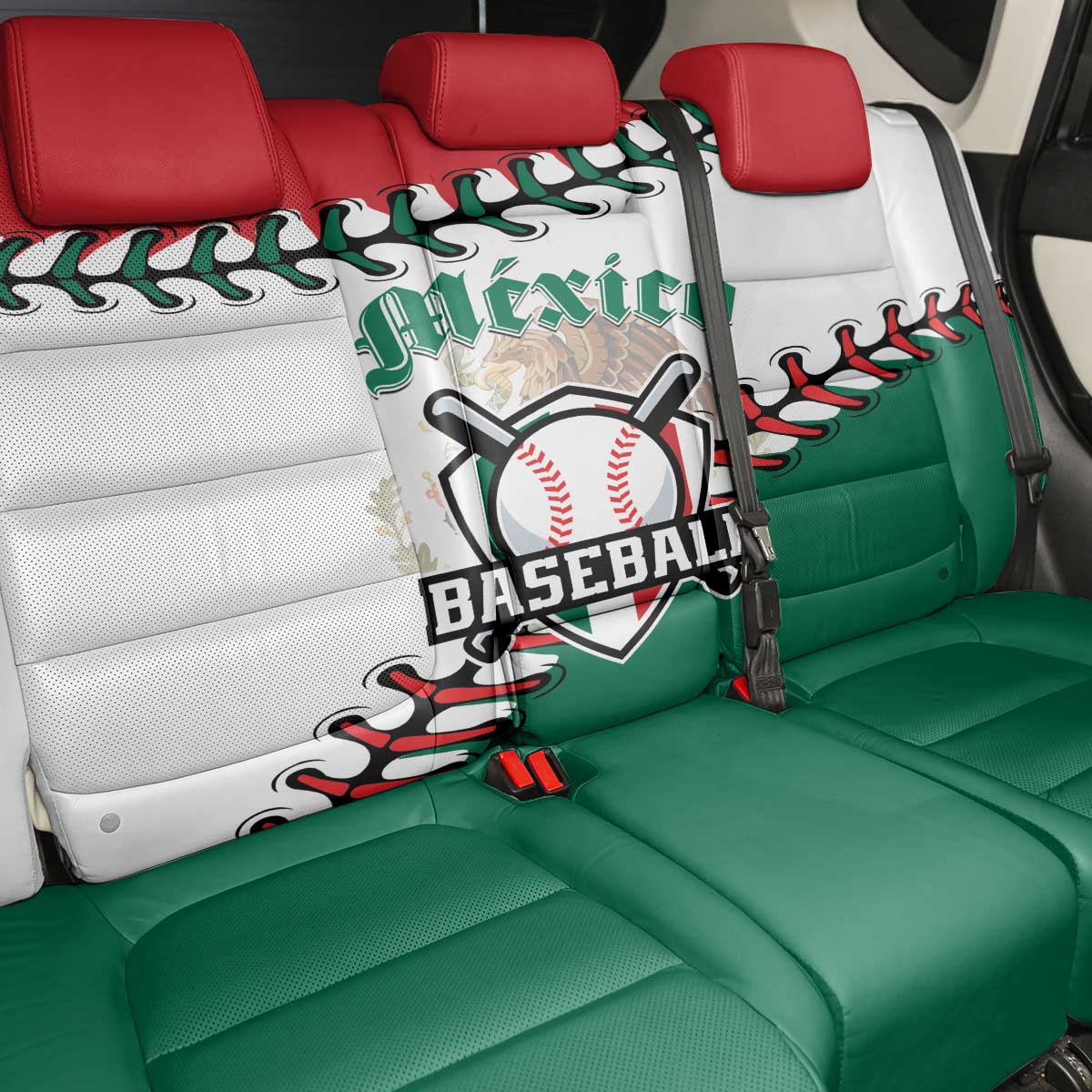 Baseball Mexico Back Car Seat Cover Come On Mexican Team