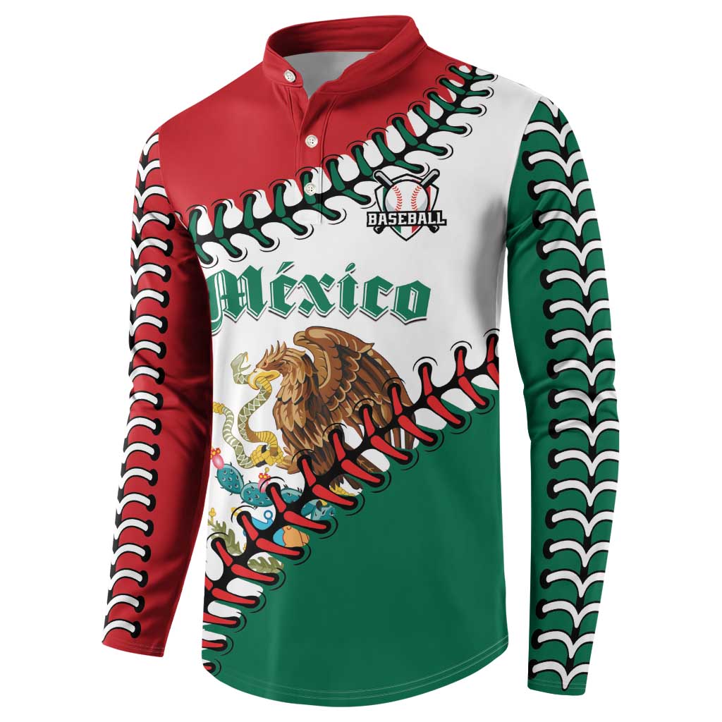 Custom Baseball Mexico Button Sweatshirt Come On Mexican Team