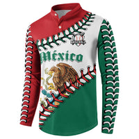 Custom Baseball Mexico Button Sweatshirt Come On Mexican Team