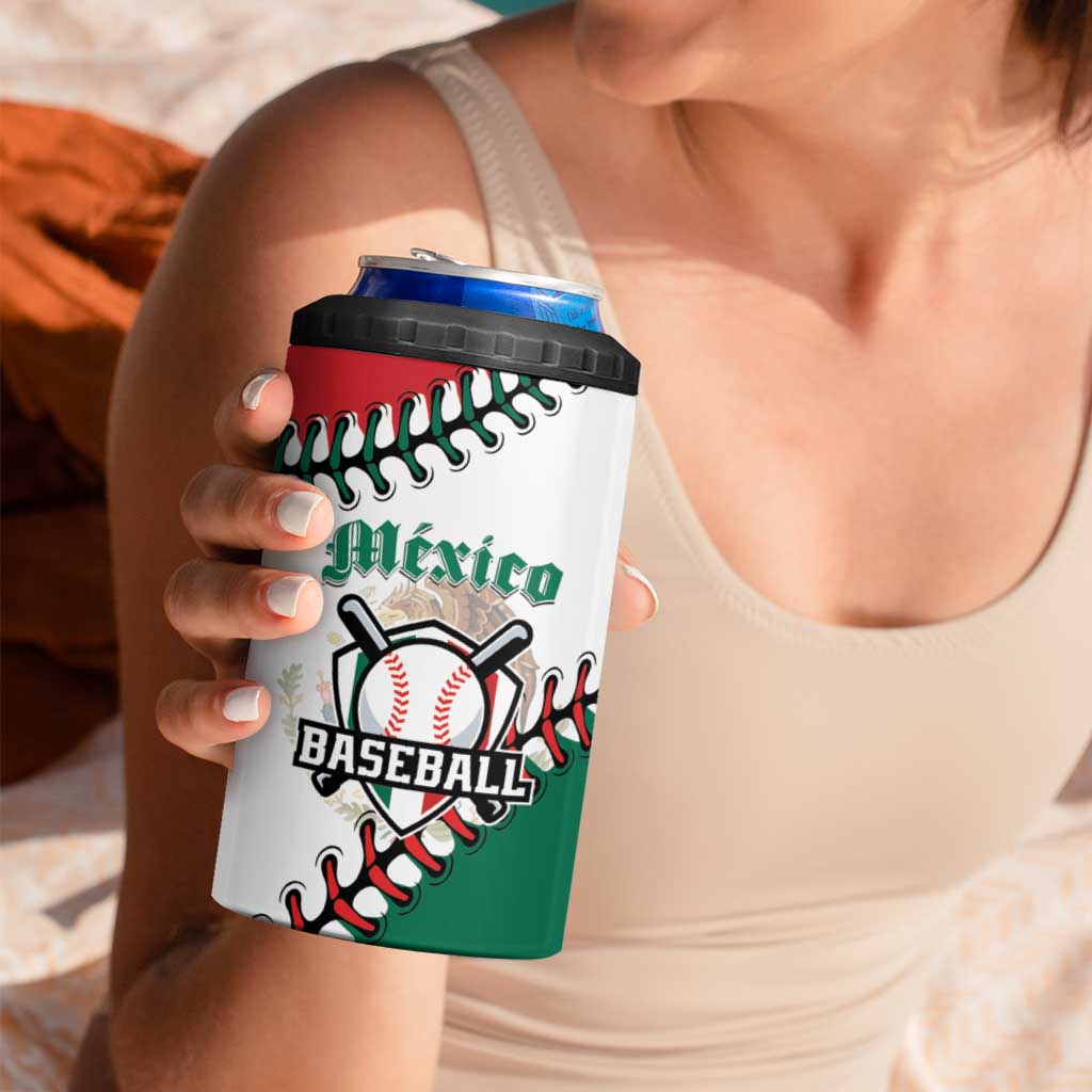 Custom Baseball Mexico 4 in 1 Can Cooler Tumbler Come On Mexican Team