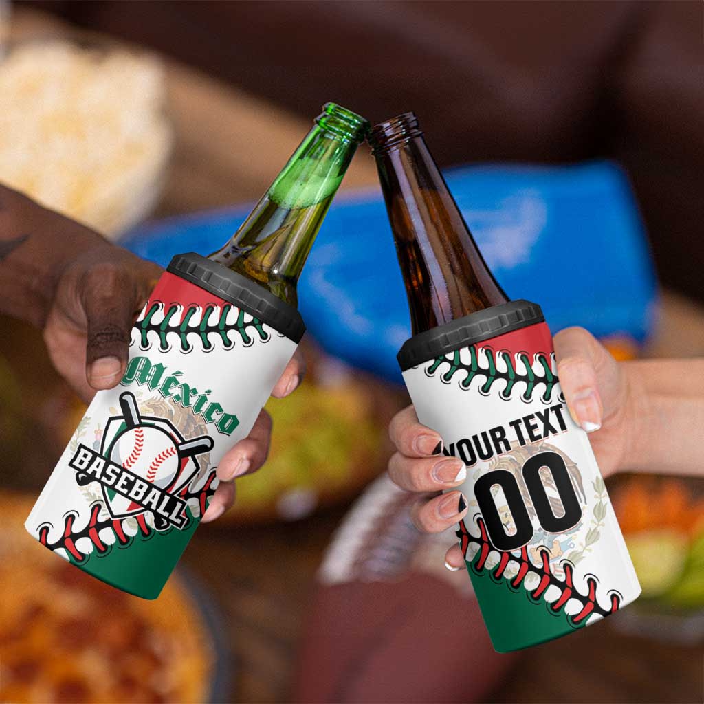 Custom Baseball Mexico 4 in 1 Can Cooler Tumbler Come On Mexican Team