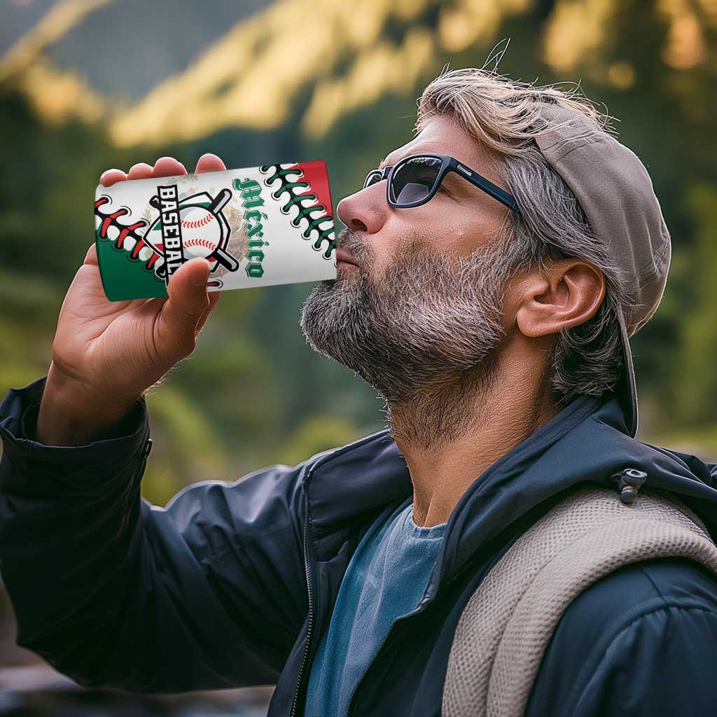 Custom Baseball Mexico 4 in 1 Can Cooler Tumbler Come On Mexican Team