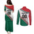 Custom Baseball Mexico Couples Matching Puletasi and Long Sleeve Button Shirt Come On Mexican Team