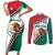 Custom Baseball Mexico Couples Matching Short Sleeve Bodycon Dress and Long Sleeve Button Shirt Come On Mexican Team