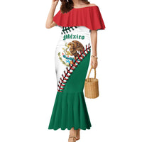 Custom Baseball Mexico Family Matching Mermaid Dress and Hawaiian Shirt Come On Mexican Team