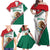 Custom Baseball Mexico Family Matching Off Shoulder Maxi Dress and Hawaiian Shirt Come On Mexican Team