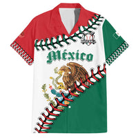 Custom Baseball Mexico Family Matching Off Shoulder Maxi Dress and Hawaiian Shirt Come On Mexican Team