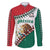 Custom Baseball Mexico Family Matching Off Shoulder Maxi Dress and Hawaiian Shirt Come On Mexican Team