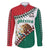 Custom Baseball Mexico Family Matching Short Sleeve Bodycon Dress and Hawaiian Shirt Come On Mexican Team