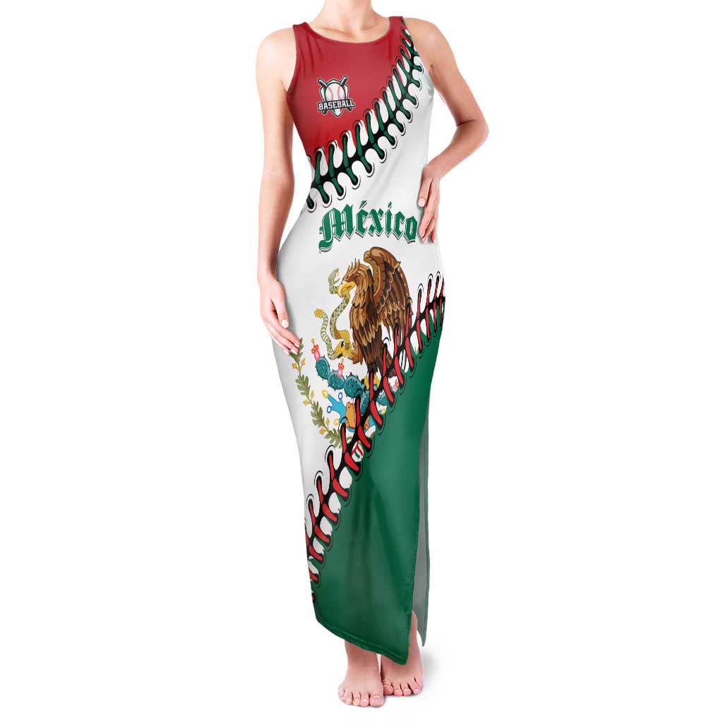 Custom Baseball Mexico Family Matching Tank Maxi Dress and Hawaiian Shirt Come On Mexican Team