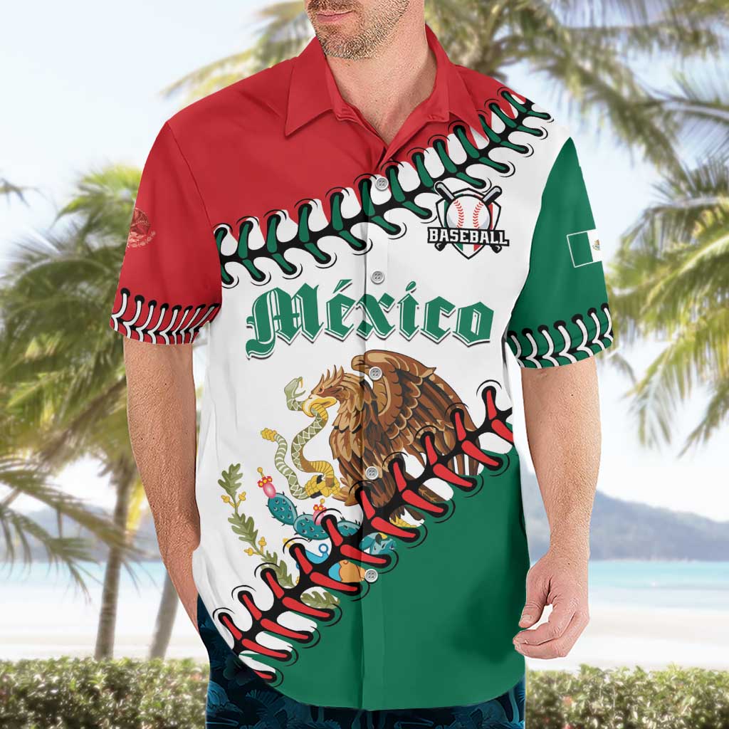 Custom Baseball Mexico Hawaiian Shirt Come On Mexican Team