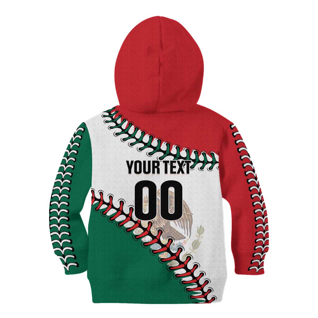 Custom Baseball Mexico Kid Hoodie Come On Mexican Team