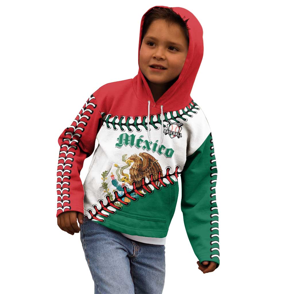 Custom Baseball Mexico Kid Hoodie Come On Mexican Team