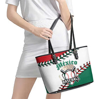 Baseball Mexico Leather Tote Bag Come On Mexican Team