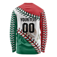 Custom Baseball Mexico Long Sleeve Shirt Come On Mexican Team