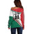 Custom Baseball Mexico Off Shoulder Sweater Come On Mexican Team