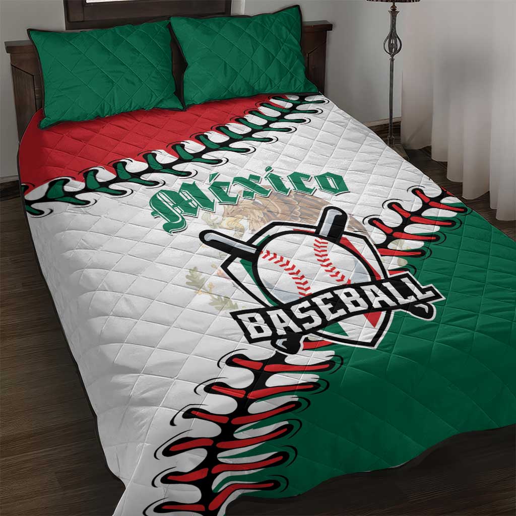 Baseball Mexico Quilt Bed Set Come On Mexican Team
