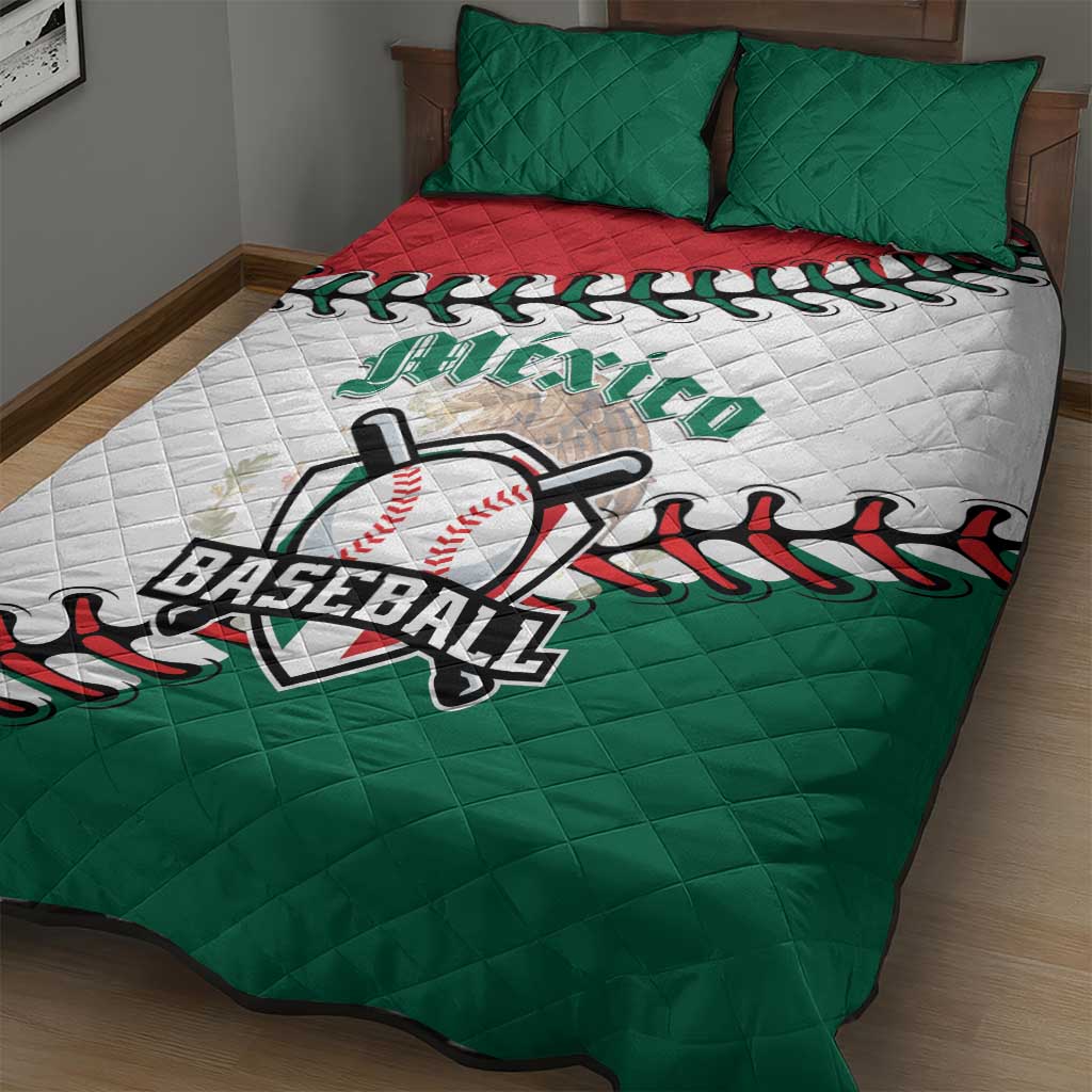 Baseball Mexico Quilt Bed Set Come On Mexican Team