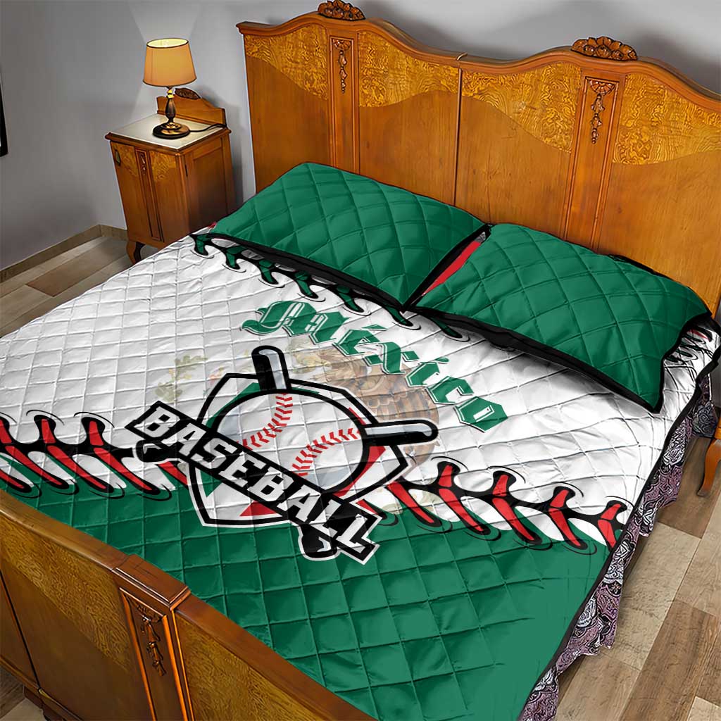 Baseball Mexico Quilt Bed Set Come On Mexican Team