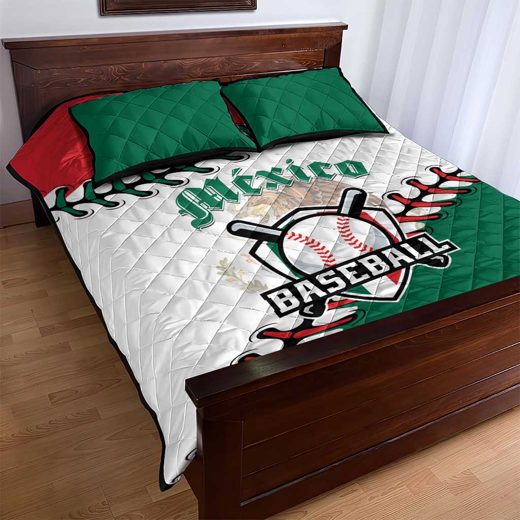 Baseball Mexico Quilt Bed Set Come On Mexican Team
