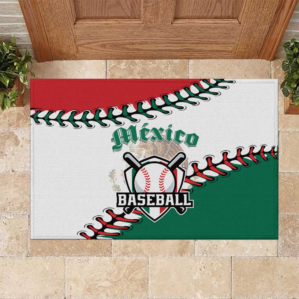 Baseball Mexico Rubber Doormat Come On Mexican Team